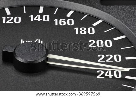 speedometer at full speed