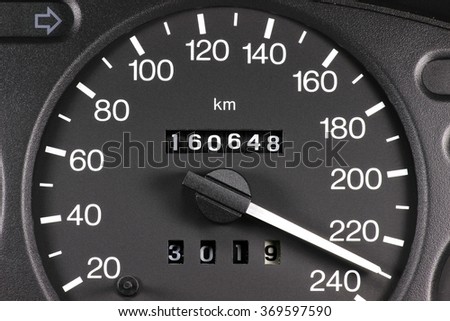 speedometer at full speed