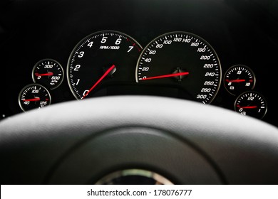 Speedometer race car