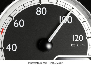 Speedometer Of A Truck At 100 Km/h