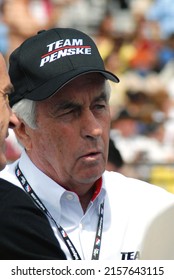 Speedway, IN, USA - May 25, 2008: Team Owner Roger Penske Awaits The Start Of The 2008 Indy 500 At Indianapolis Motor Speedway.