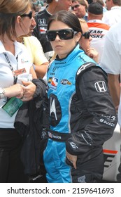 Speedway, IN, USA - May 25, 2008: Race Driver Danica Patrick Prepares To Compete In The 2008 Indy 500 At Indianapolis Motor Speedway.