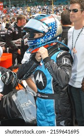 Speedway, IN, USA - May 25, 2008: Race Driver Danica Patrick Prepares To Compete In The 2008 Indy 500 At Indianapolis Motor Speedway.