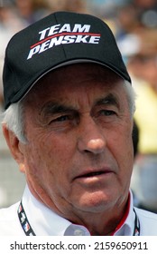 Speedway, IN, USA - May 25, 2008: Team Owner Roger Penske Awaits The Start Of The 2008 Indy 500 At Indianapolis Motor Speedway.