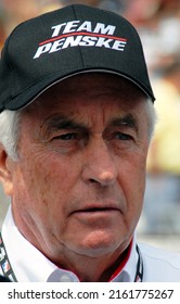 Speedway, IN, USA - May 25, 2008: Team Owner Roger Penske Awaits The Start Of The 2008 Indy 500 At Indianapolis Motor Speedway.