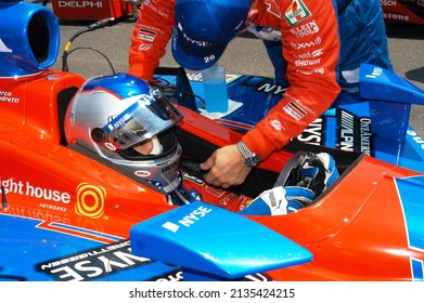 Speedway, IN, USA – May 28, 2006: Race driver Marco Andretti, grandson of racing legend Mario Andretti, prepares to compete in his first Indy 500 at Indianapolis Motor Speedway.