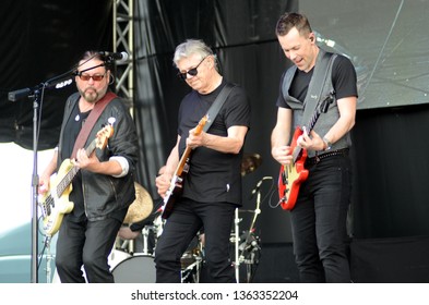 Speedway, IN/USA - May 26, 2017: The Steve Miller Band Performs At An Outdoor Concert In Indiana.