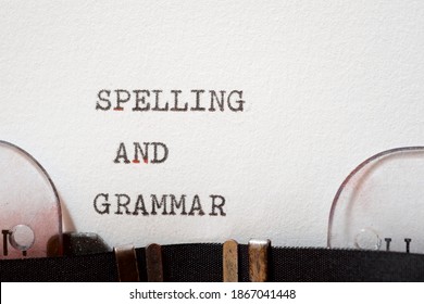 spelling of grammar or grammer