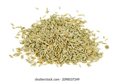 Spelt Grains Isolated On White Background