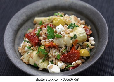 Spelt Salad, Insalata Di Farro, Italian Cuisine