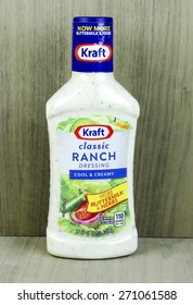 SPENCER , WISCONSIN, April, 20, 2015   Bottle Of Kraft Classic Ranch Dressing, Kraft Dressing Is A Product Of Kraft Foods Group Inc.