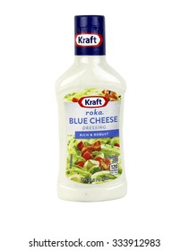 SPENCER , WISCONSIN, October, 31, 2015    Bottle Of Kraft Blue Cheese Dressing  Kraft Foods Is An American Company Founded In 1903