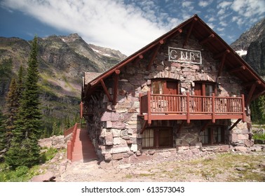 Sperry Chalet Built By The Great Northern Railway In Glacier National Park, Montana