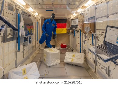 Speyer, Germany, September 16, 2020: Interior Of ISS Space Station Inside Of The Technik Museum In Speyer, Germany