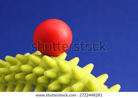 Sphere crosses a difficult path