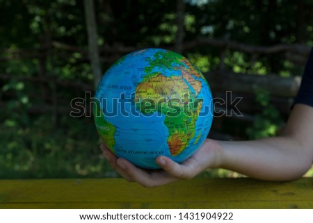 Similar – #A# globe Art Work of art