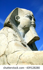 Sphinx Sculpture In Crystal Palace Park, London, England, UK,  From The Great Exhibition Of 1851