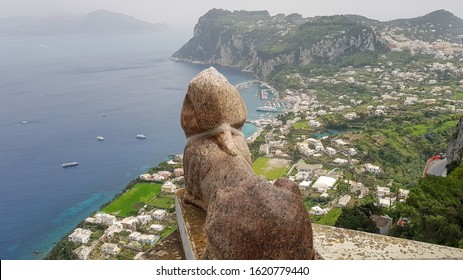 Sphinx In Villa San Michele, Capri Island