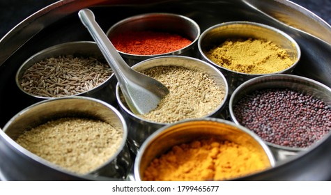 Spice Box Indian Masala Dabba