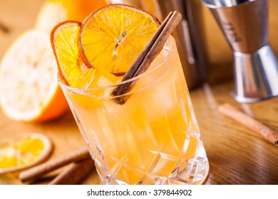 Spiced Apple Cider Rum Punch Cocktail