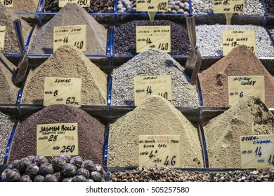 spices at bazaar