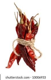 Spices - Bunch Of Dried Red Hot Chilli Chillies Pepper