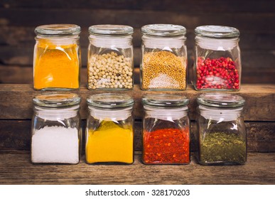 Spices in the jars
