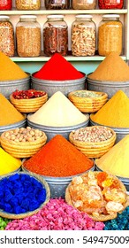 Spices At The Market, Marrakesh, Morocco 