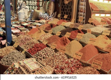 Spices Shop At Egypt Market In Istanbul