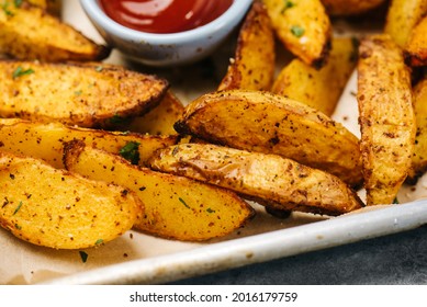 Spicy Air Fryer Potato Wedges