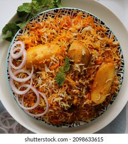 Spicy Chicken Biryani With Aloo