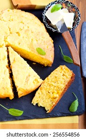 Spicy Cornbread With Sweet Corn And Chicken