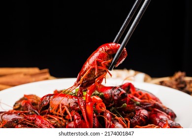 Spicy crayfish crawfish food Chinese food crustaceans Red crayfish