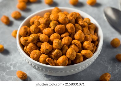 Spicy Crunchy Sriracha Peas In A Bowl