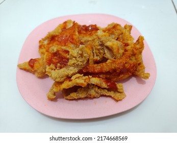 Spicy Fried Chicken Skins, Chicken Skin