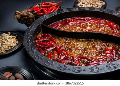Spicy hot pot in Chengdu, China