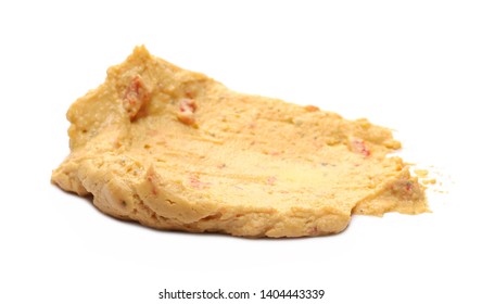 Spicy hummus, piquant spread, isolated on white background - Shutterstock ID 1404443339