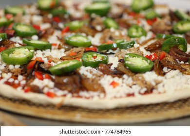 Spicy Jalapeno And Pulled Pork Pizza