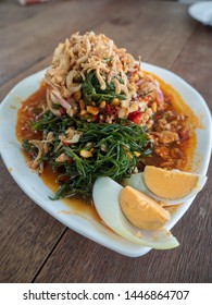 Spicy Seablite Salad With Shrimps