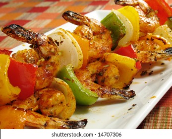 Spicy Shrimp Kabobs