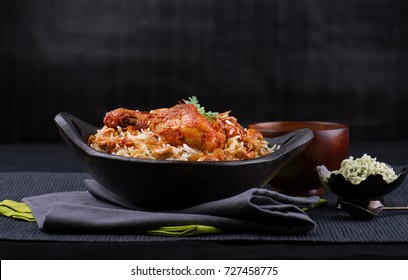 Spicy and tasty chicken biryani