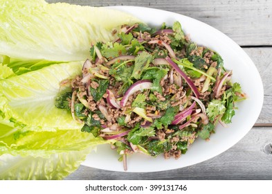 Spicy Thai Minced Beef Salad