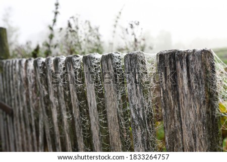 Similar – slats on the fence