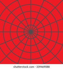 Spider web texture background - grey on red