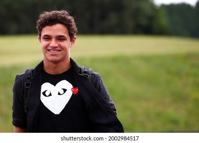 Spielberg, Austria. 1st July 2021.  Lando Norris Of McLaren    Walks In The Paddock During Previews Ahead Of The  Formula 1  Gran Prix 2021 Of Austria 