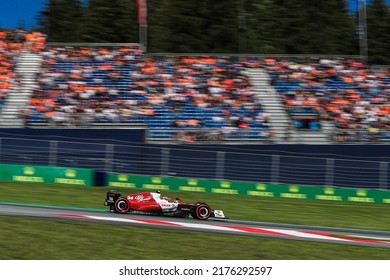 Spielberg, Austria, July 08 2022 - F1 Austrian GP 2022 -  Guanyu Zhou (CIN) Alfa Romeo C42