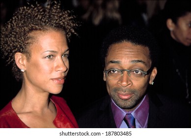 Spike Lee, Director, And Wife At Premiere Of THE 25TH HOUR, NY 12/16/2002