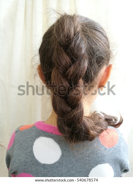 Spikelets Long Hair Braiding Thick Braid Stock Photo Edit Now