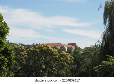 Spilberk castle on the hilltop in Brno, Czech Republic