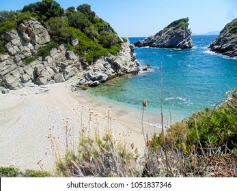 Spilia Beach On Skopelos Island